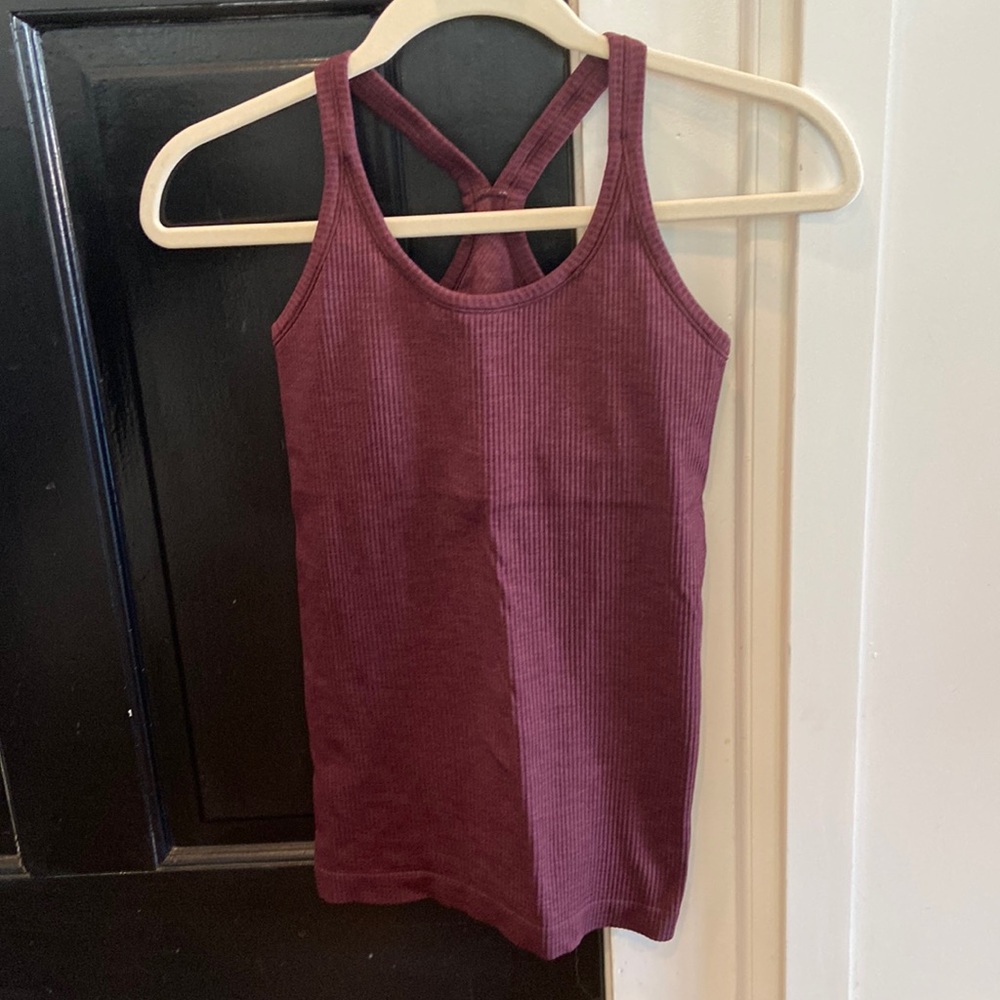 Womens lululemon tank with built in bra. Size 2